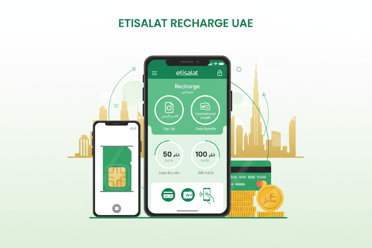 How to Recharge Etisalat in UAE | Simple and Fast Methods